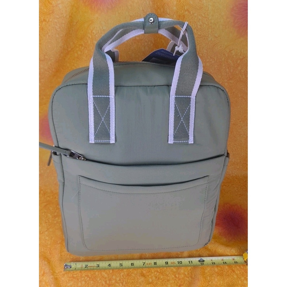 Universal Thread Olive Green Square‎ Backpack Tot… - image 11